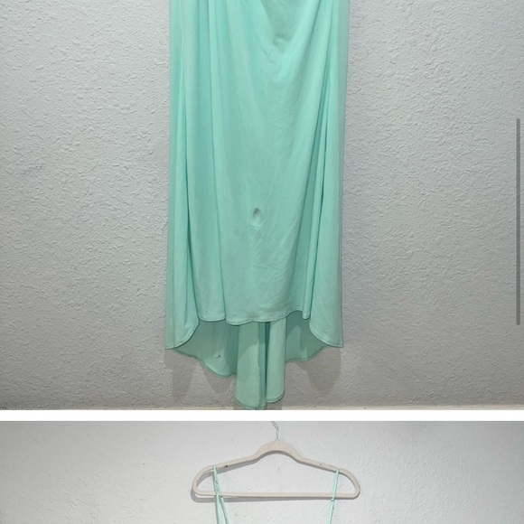 Katie May Los Angeles Great Kate Gown in Supercharged Mint(defects) - Picture 4 of 14